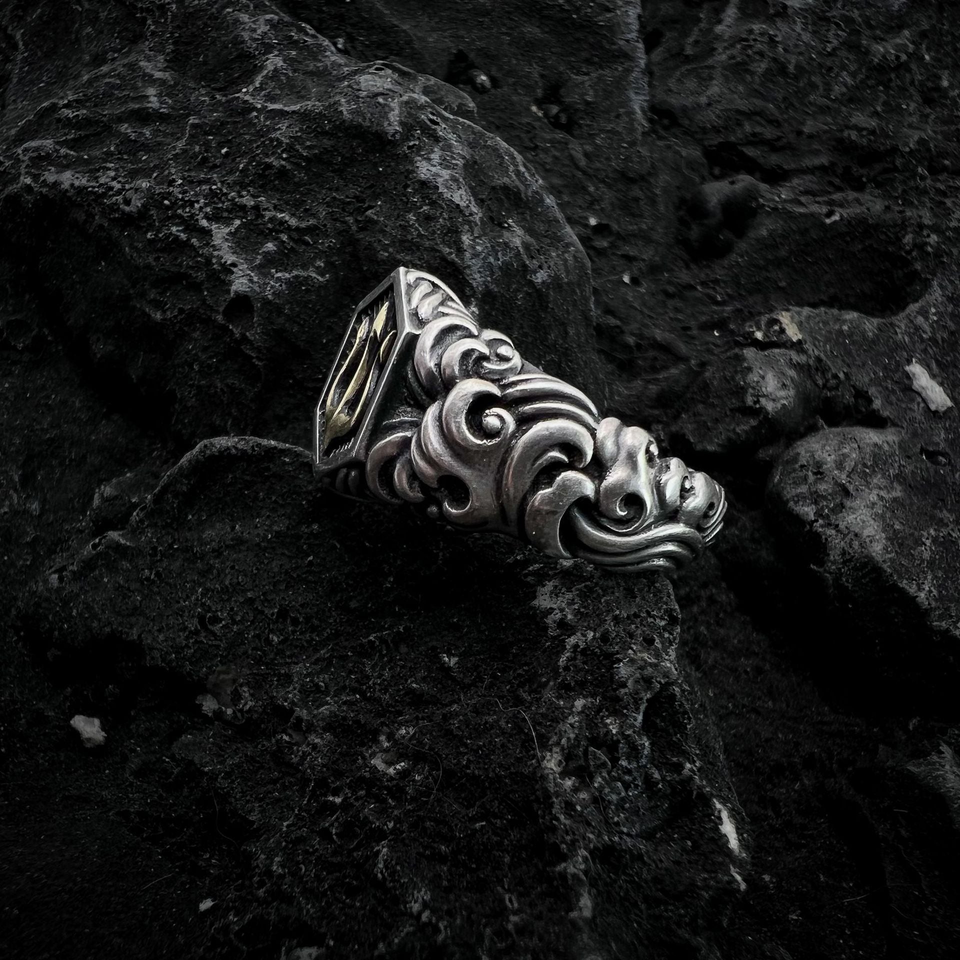 Creative Personality Design Poseidon Trident Ring