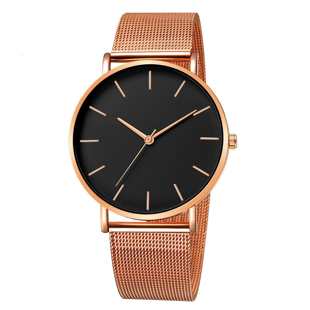 Minimalist Men Fashion Ultra Thin Watch