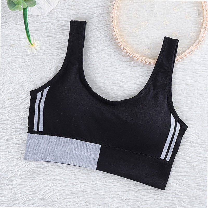 Summer Women Comfortable Seamless Large U Sports Bra For Cup Running Yoga Gym Crop Top Women Push Up Sport Bra Top New