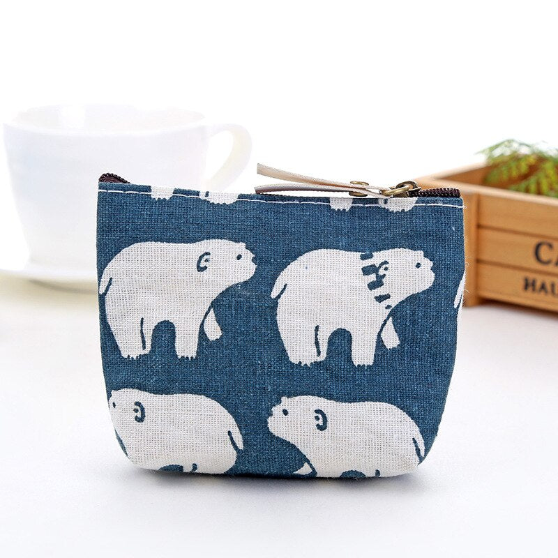Small Mini Coin Pouch Zipper
