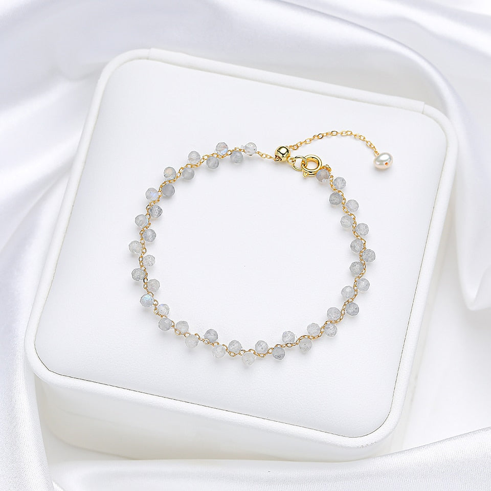 3MM Natural Stone Tourmaline Bracelet