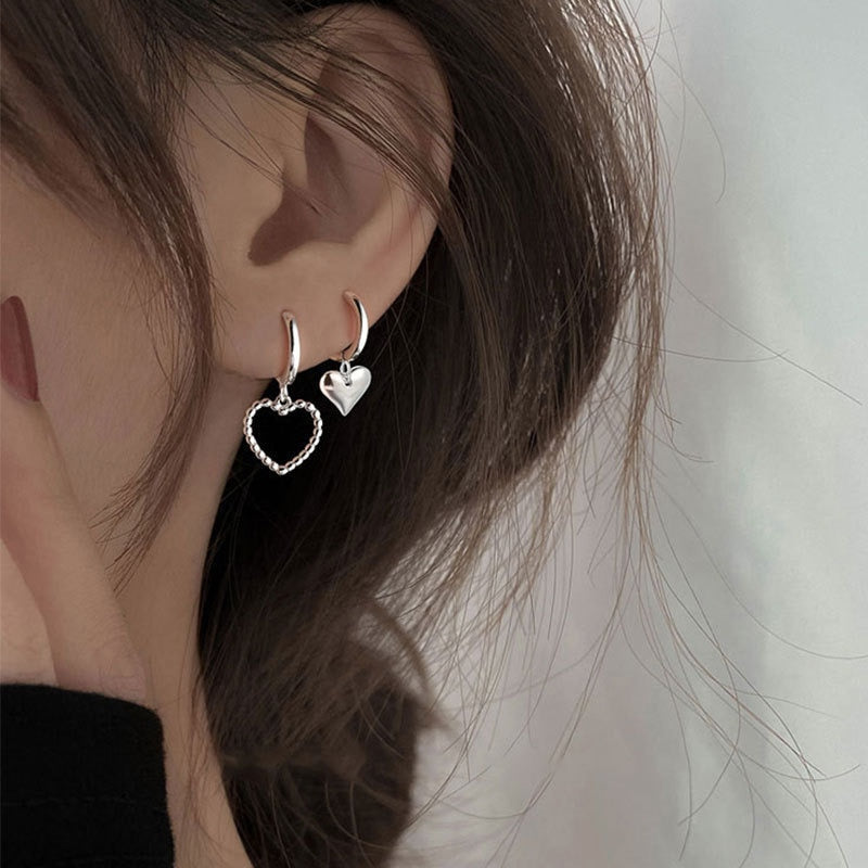 Korean Four-Prong Setting CZ Earing Claw Ear Hook Clip