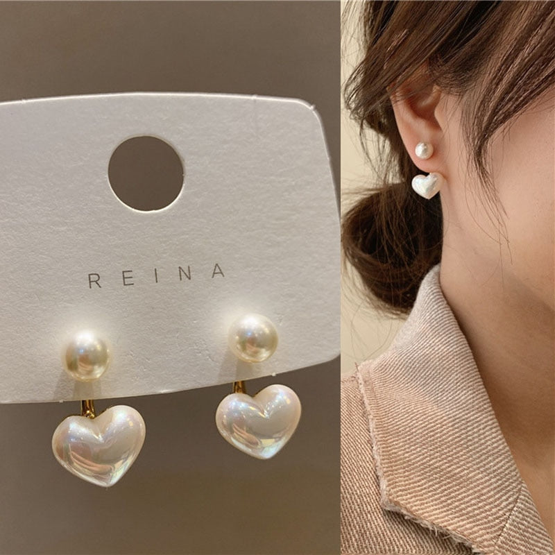 Korean Four-Prong Setting CZ Earing Claw Ear Hook Clip