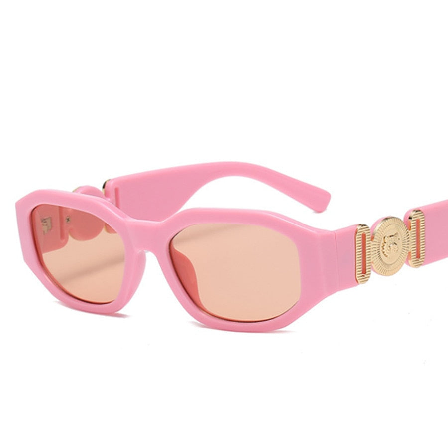 Luxury Retro Vintage Square UV400 Sunglasses