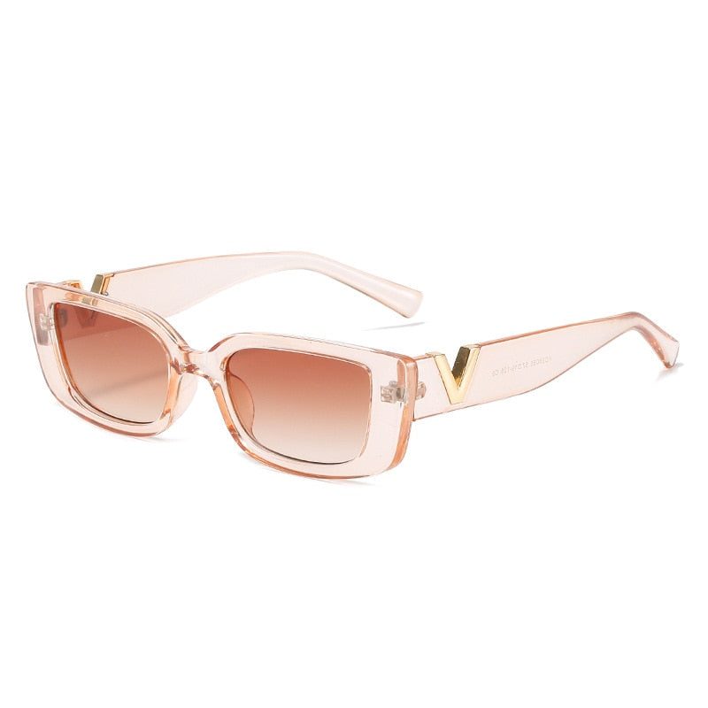 LNFCXI Luxury Retro Small Frame Cat Eye Sunglasses