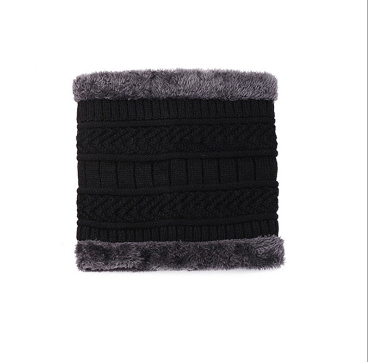Thick Wool Neck Scarf Cap Balaclava Mask Bonnet Hats