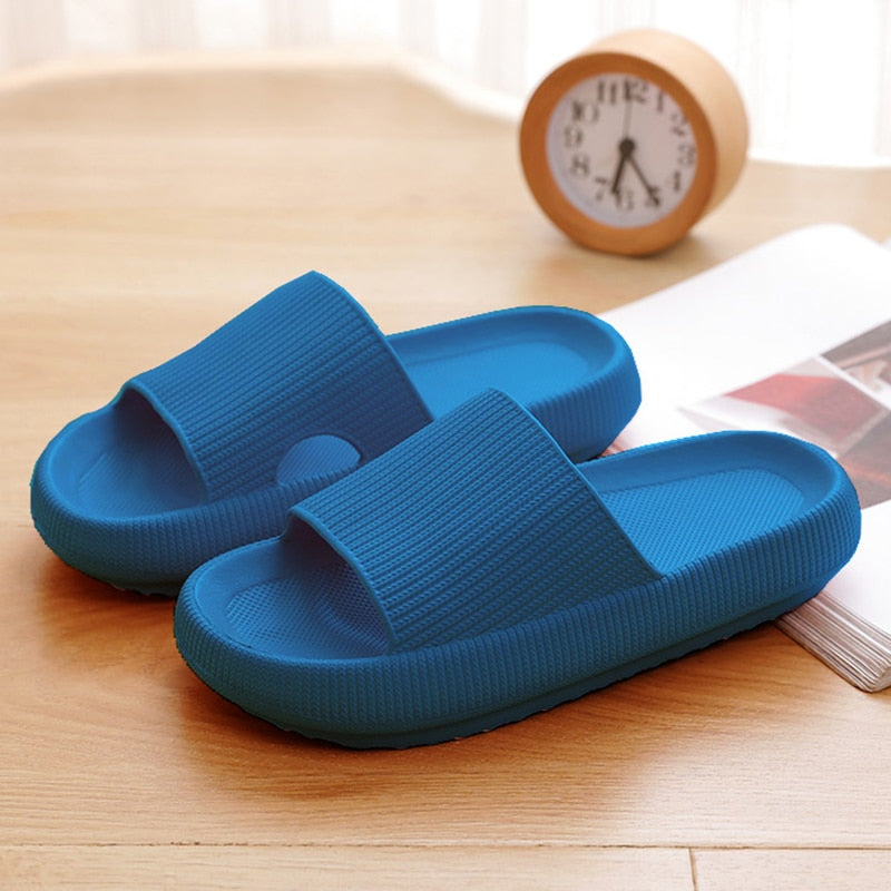 Lucyever Thick Platform Non-slip EVA Flip Flops