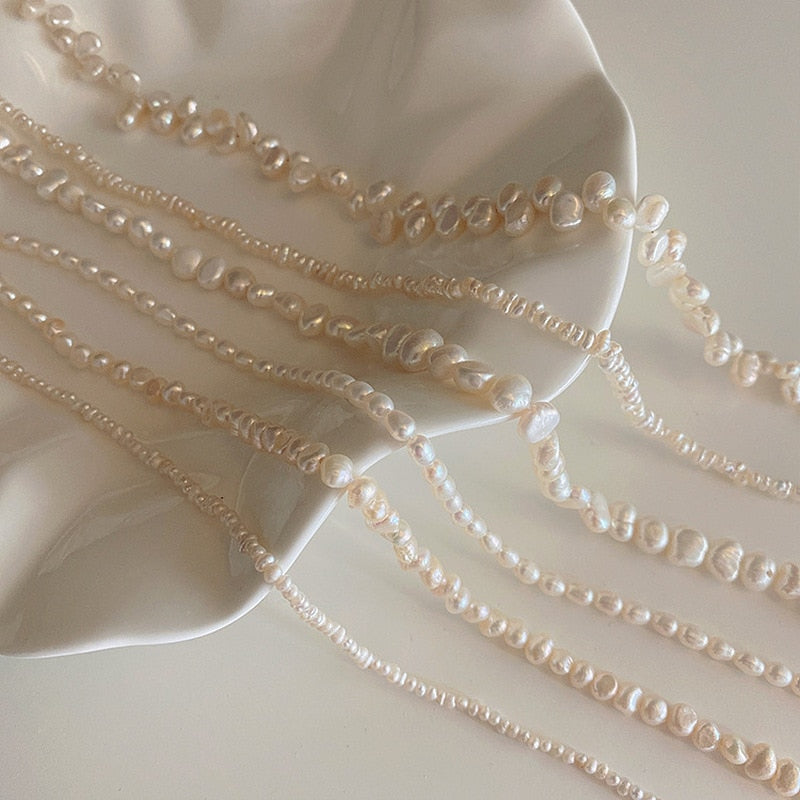 Minar Multiple French Pearl Necklace