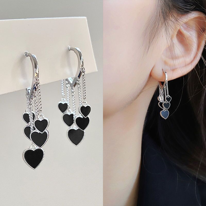 Korean Four-Prong Setting CZ Earing Claw Ear Hook Clip
