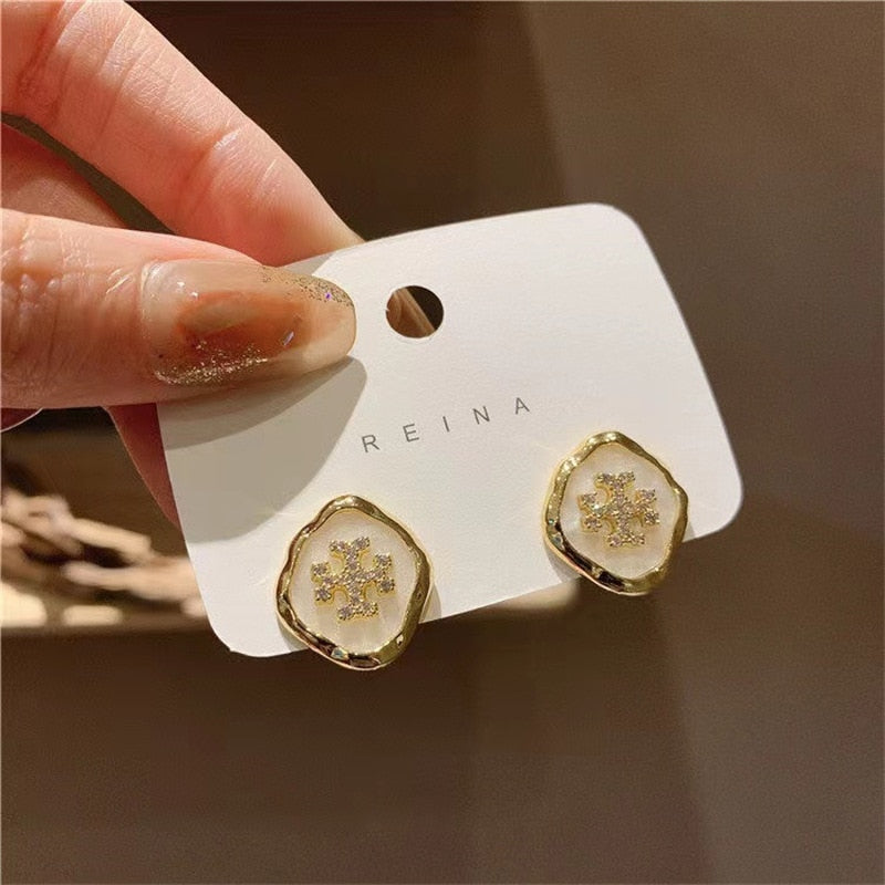 Cute Flocking Rabbit Ear Studs