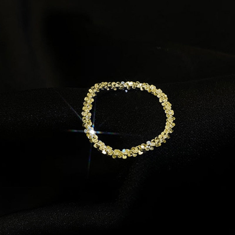 Gorgeous Silver Color Sparkling Versatile Index Finger Ring