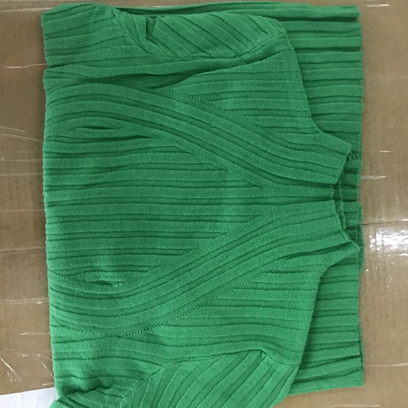 Pullover Long Sleeve Knitted Sweater Women