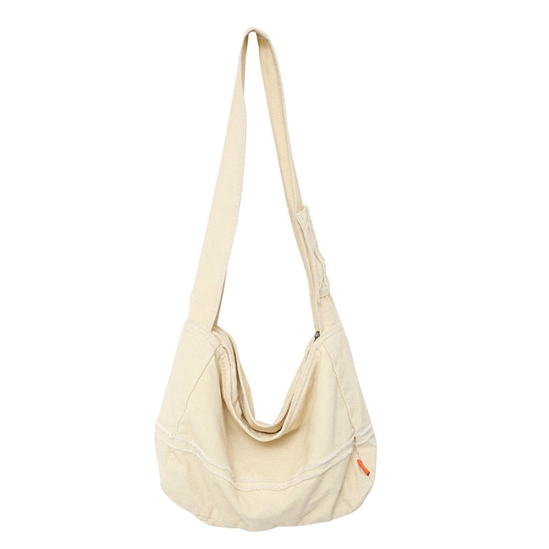 HOCODO Large Capacity Unisex Canvas Shoulder Bag