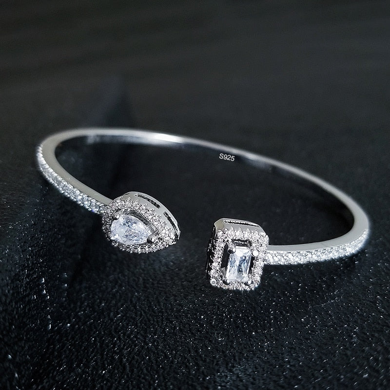 Luxury Punk Snake Butterfly Gold Silver Color Adjustable Open Bracelet - Jeglowstore