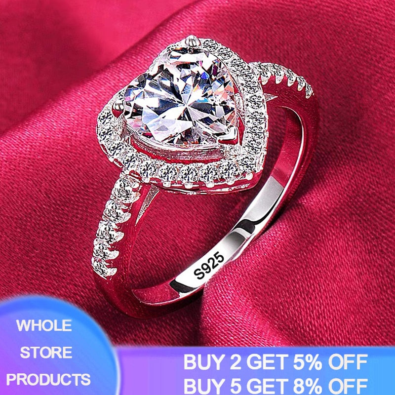 Gold Color Tibetan Silver Round 8mm 2ct Cubic Zircon Ring