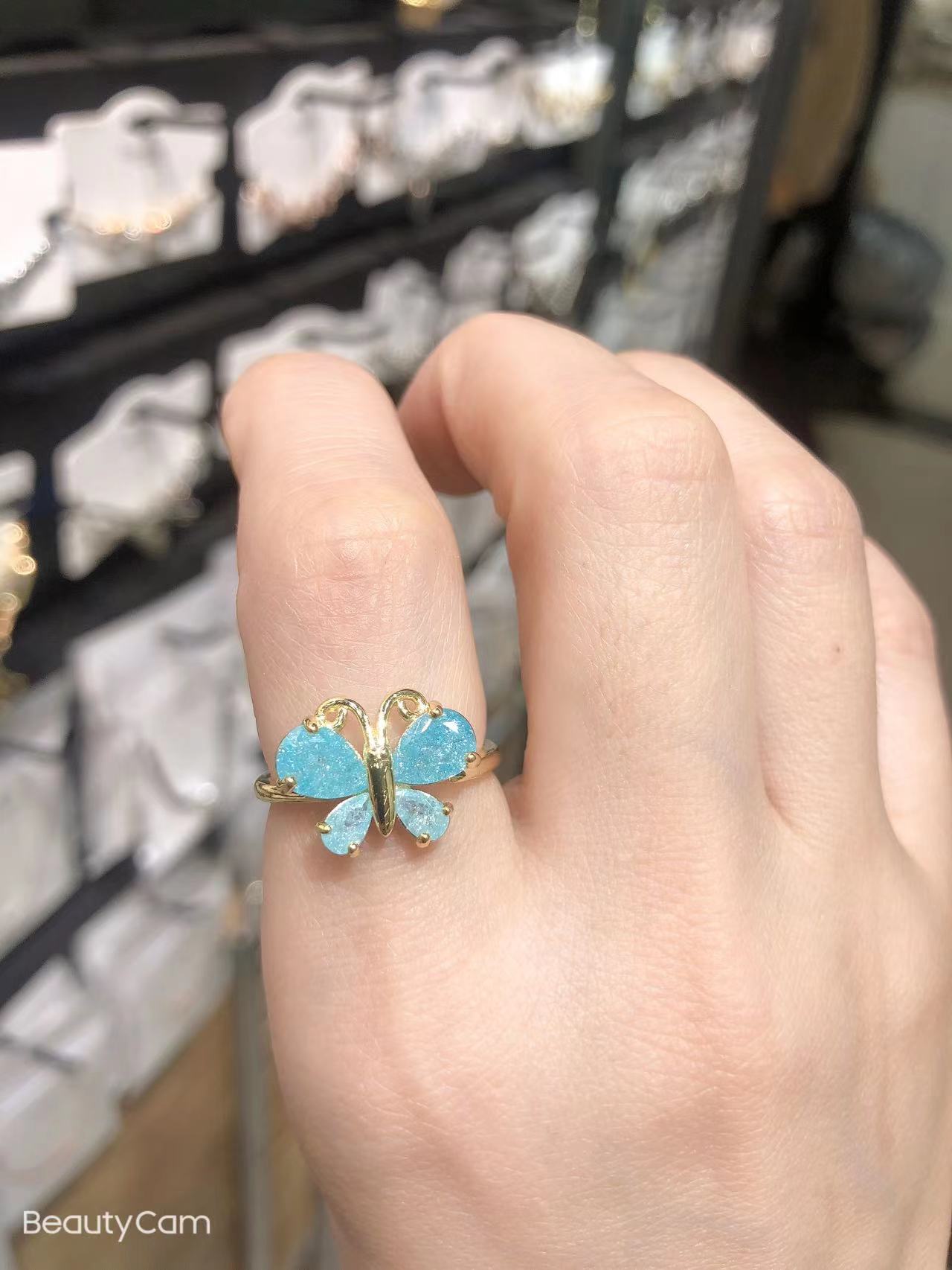 New Exquisite Lovely Opening Ring