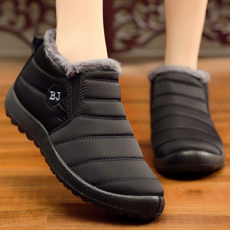 Warm Fur Winter Sneakers Men