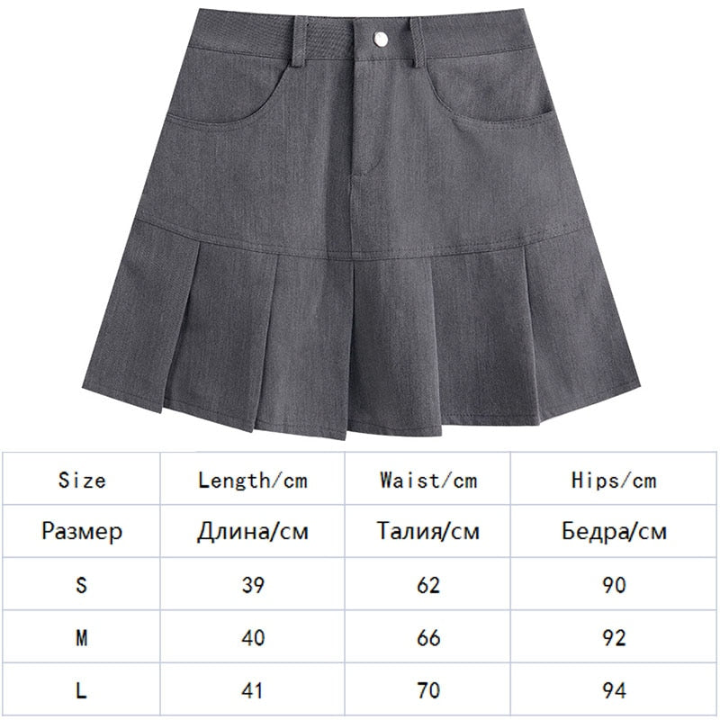 White Pencil Pleated Skirt