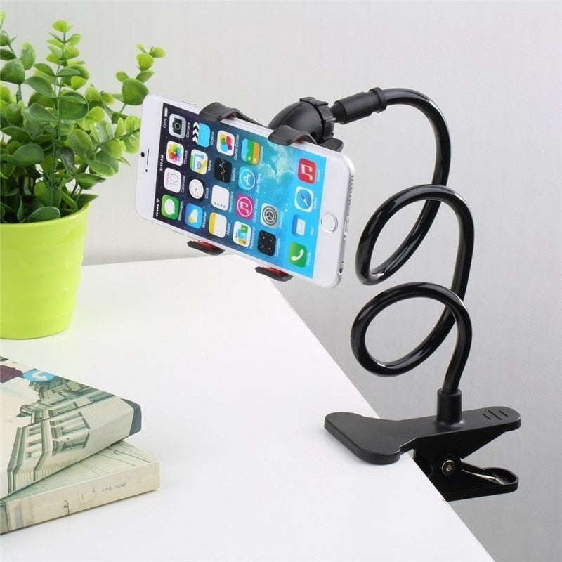 Mobile Phone Holder Flexible Adjustable Cellphone Holder Clip Support Telephone Home Bed Desktop Mount Bracket Smartphone Stand