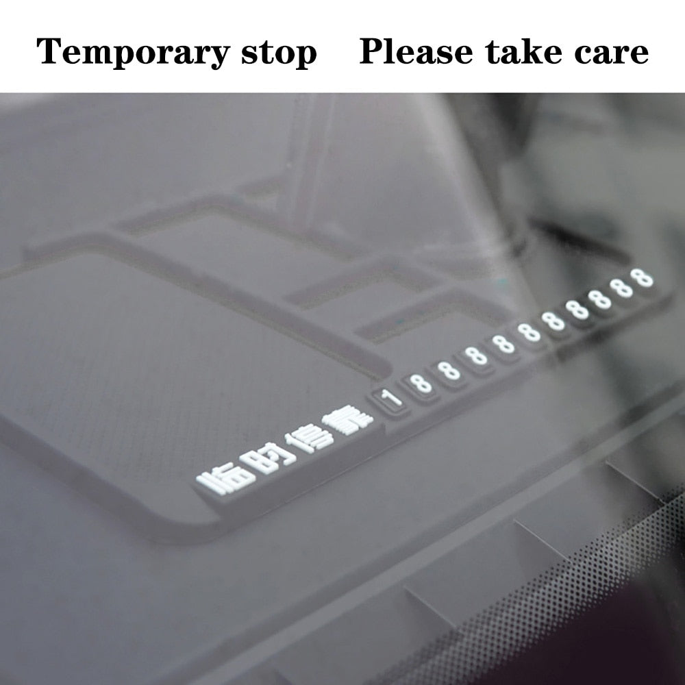 Car Interior Accessories Car Dashboard Anti-Slip Mat Auto Phone Cushion PVC For Mobile Phone Bracket Navigation Storage Cushion