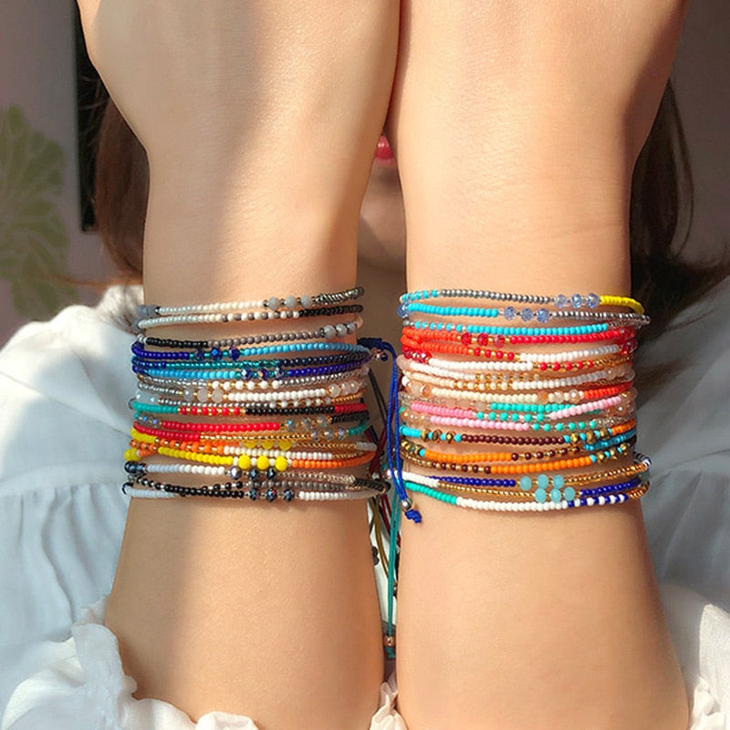Handmade Bohemian Ethnic Colorful Friendship Bracelet