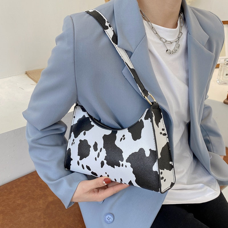 Retro Simple Soft PU Leather Lady Shoulder Bag