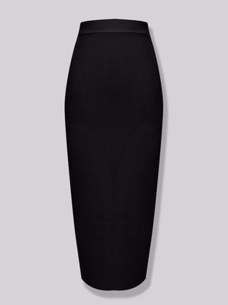 13 Colors Bandage Elastic Elegant Pencil Skirt