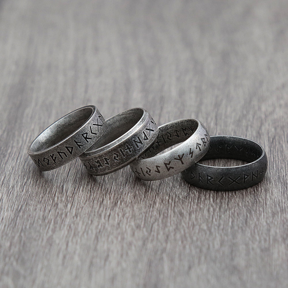Stainless Steel Nordic Odin Viking Ring For Men Women