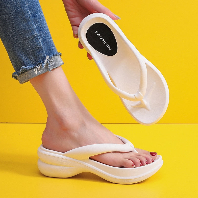 EVA Soft Sides Shoes Garden Shoes Wedges Flip Flops