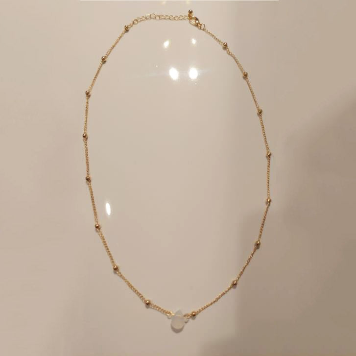 Colorful Natural Stones Choker Bohemia Gravel Beaded Grunge Necklace