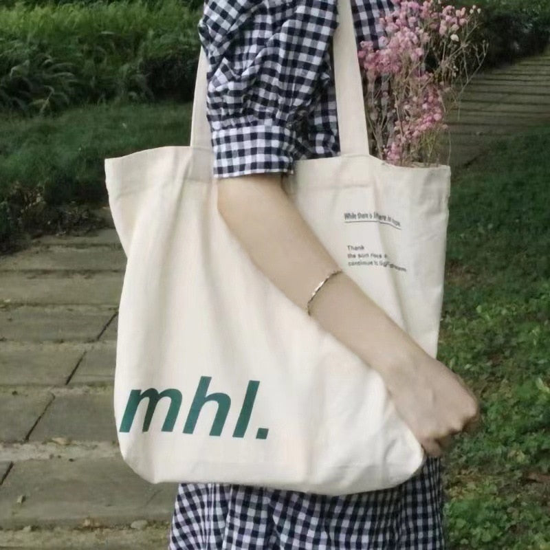 Cheap Casual Large Capacity Shoulder Bags Shopper Canvas