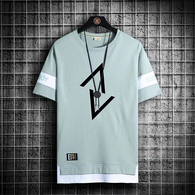 Japan Fashion Summer Streetwear Print Short Sleeve T-Shirt