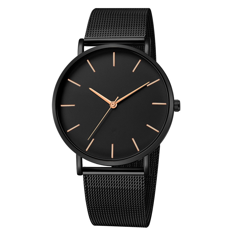 Minimalist Men Fashion Ultra Thin Watch