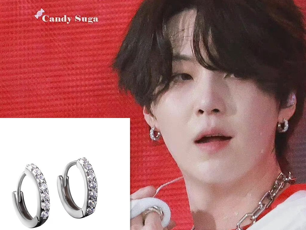 Moon Fashion Line Couple Earrings