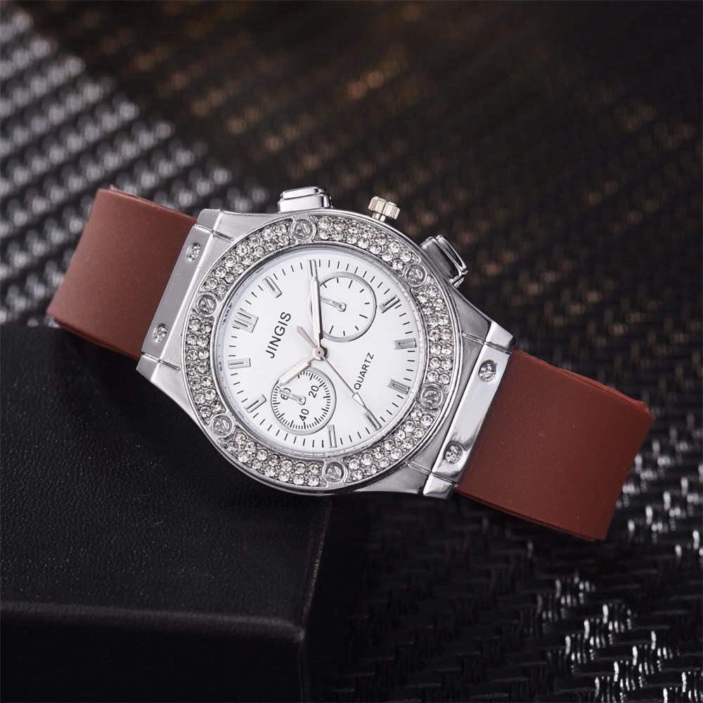 Luxurious Brand Casual Diamond Female Quartz Wristwatch