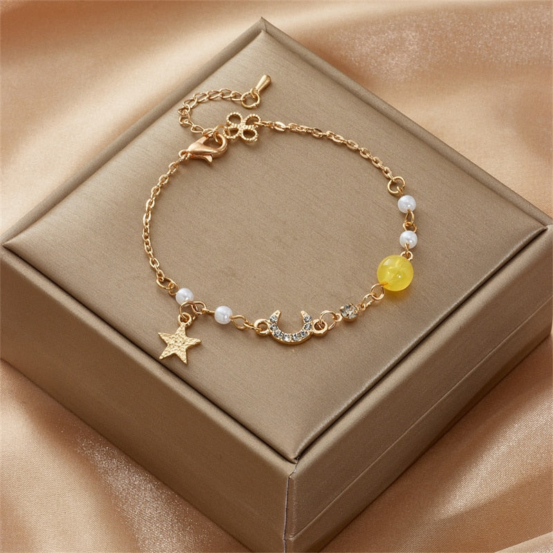 Japan Korea Star Moon Bracelet For Women