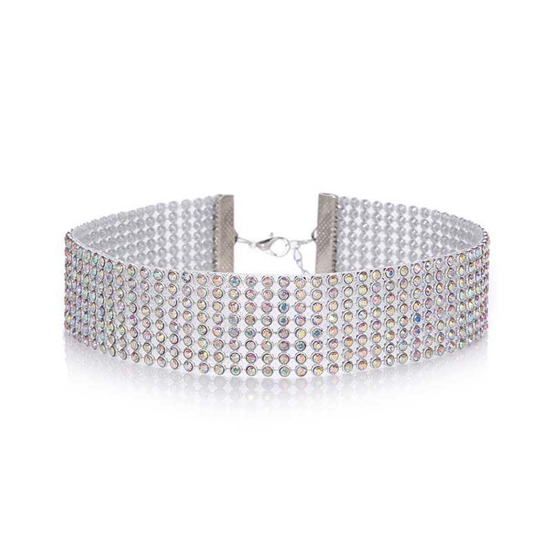 Crystal Rhinestone Choker Necklace
