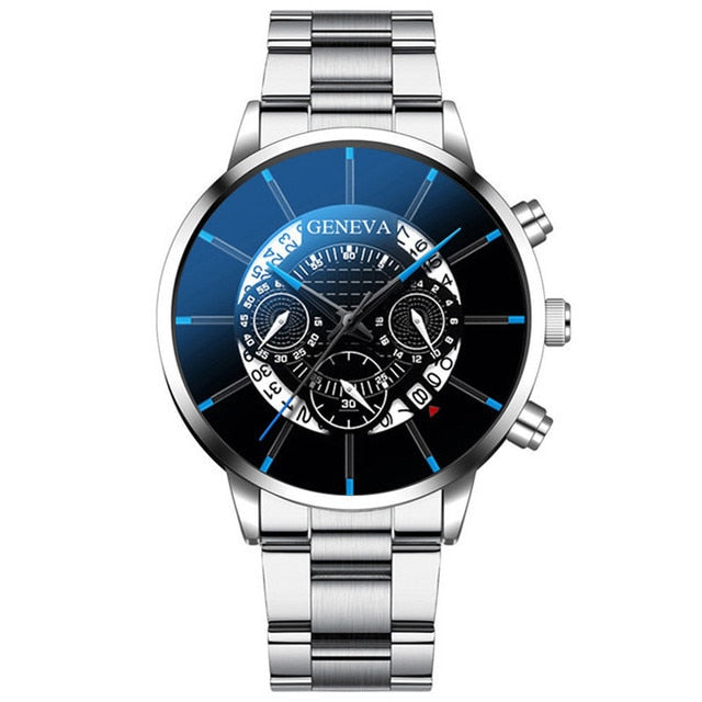 Stainless Steel Quartz Luxury Wrist Watch