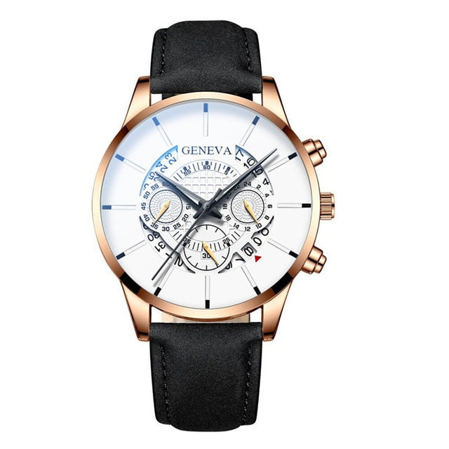 Stainless Steel Quartz Luxury Wrist Watch