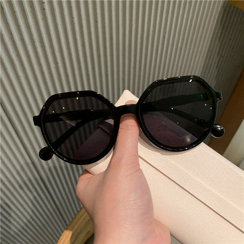 OLOEY All-match Trend Personalized Round Frame Sunglasses