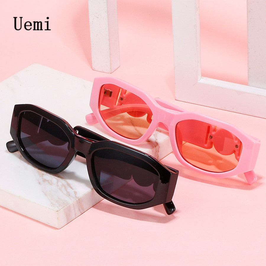 Luxury Retro Vintage Square UV400 Sunglasses