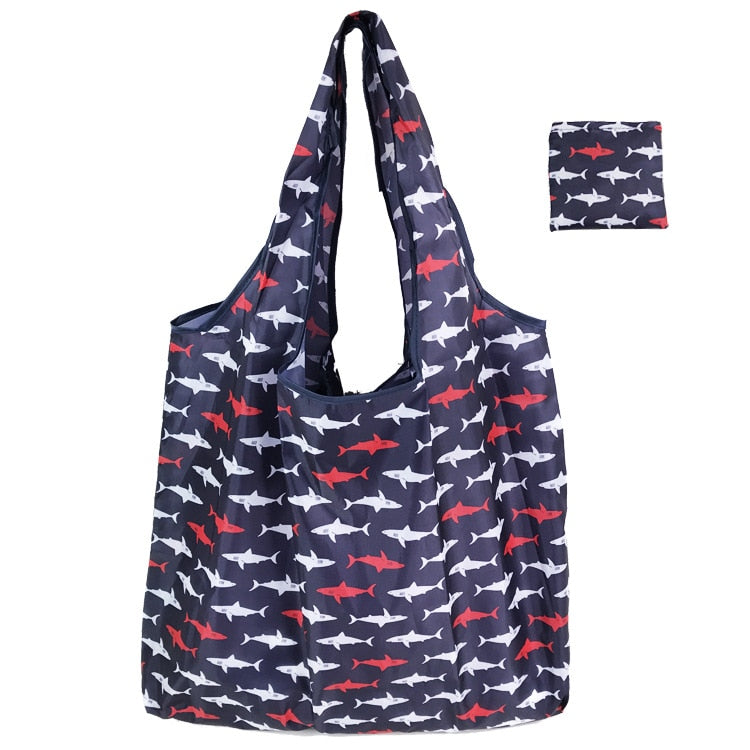 Fashion Printing Foldable Eco-Friendly Large-capacity Shopping Bag