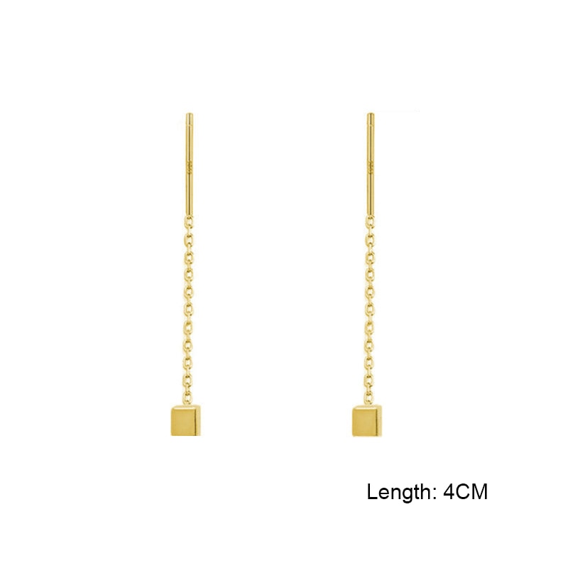 LATS Trend Long Wire Tassel Thread Chain