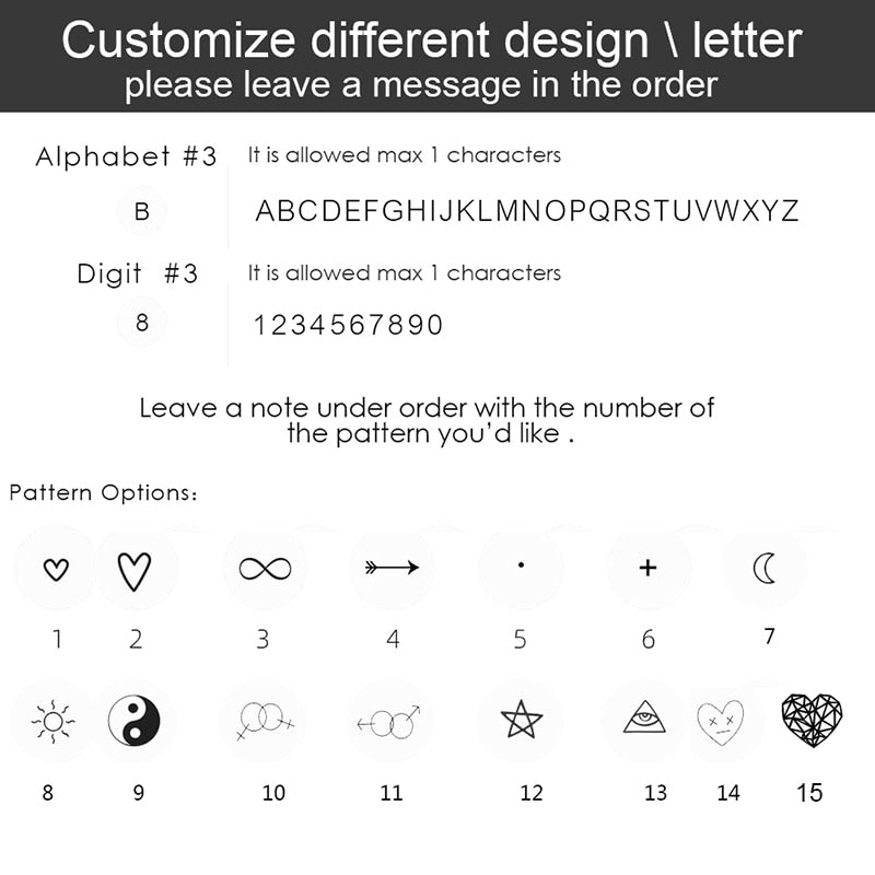 Personalized Stainless Steel rope bracelet