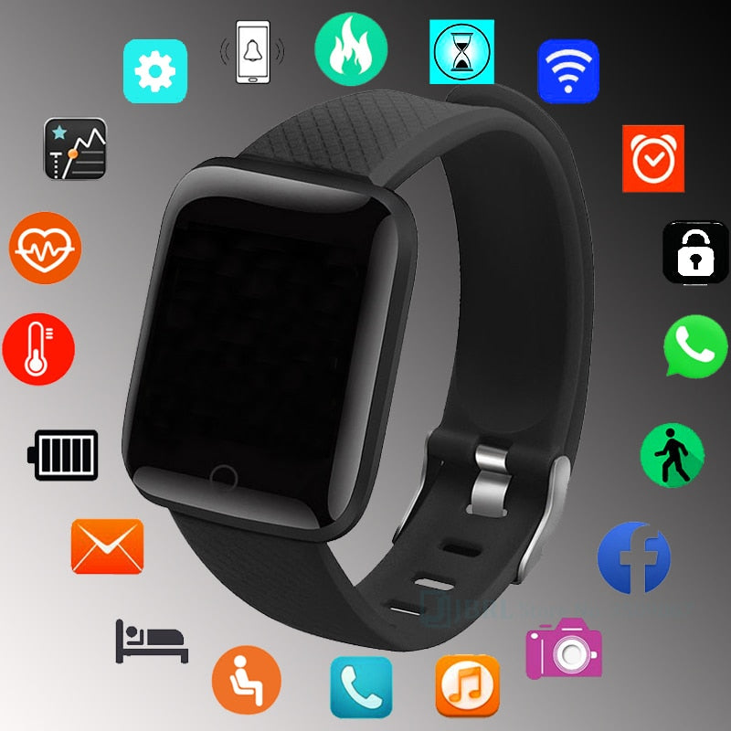2022 Silicone Sport Smart Watch Men Women Fitness Watch