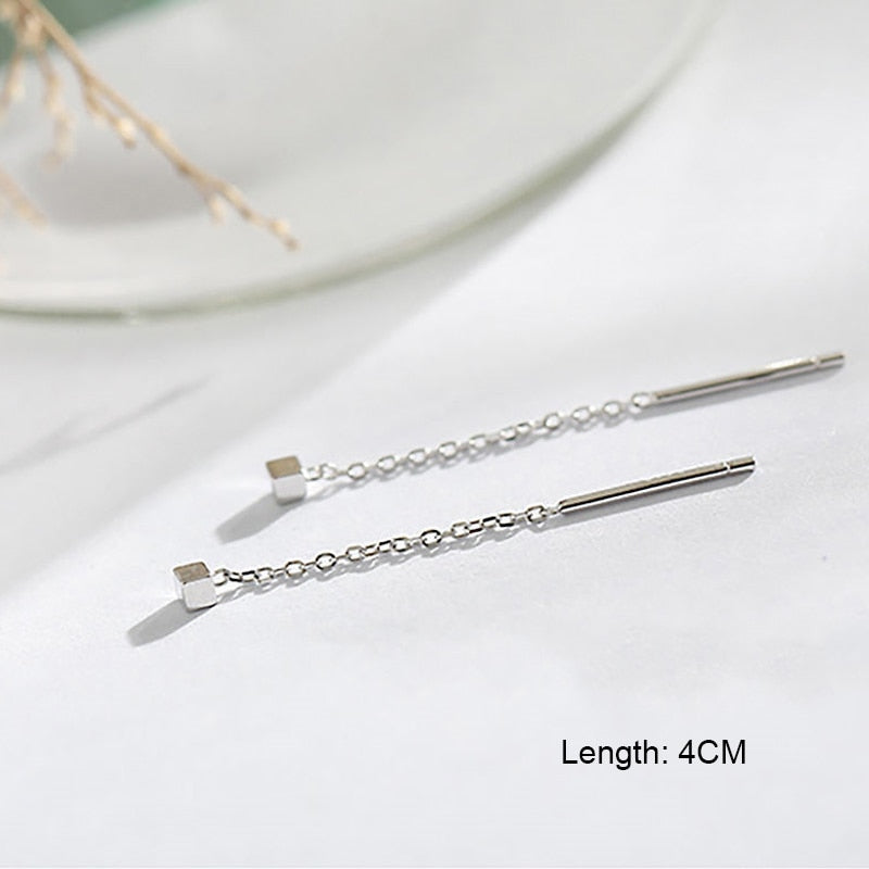 LATS Trend Long Wire Tassel Thread Chain