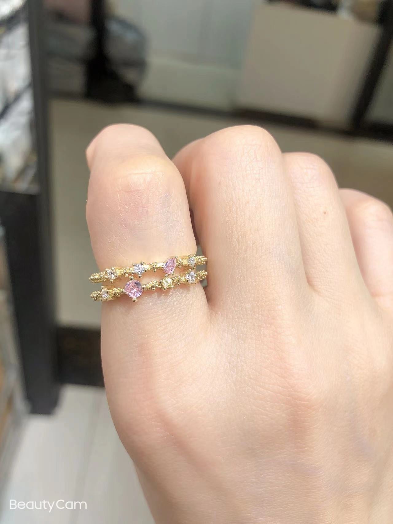 New Exquisite Lovely Opening Ring