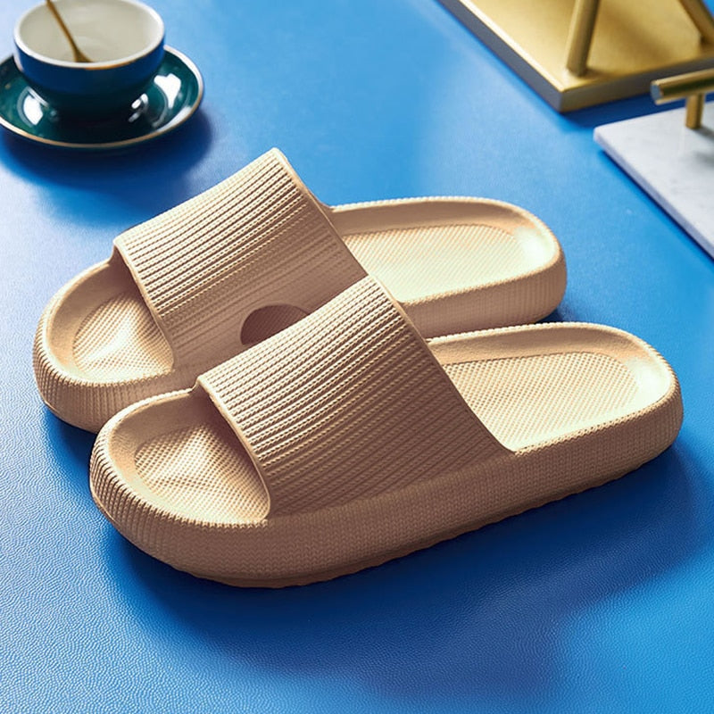 Lucyever Thick Platform Non-slip EVA Flip Flops