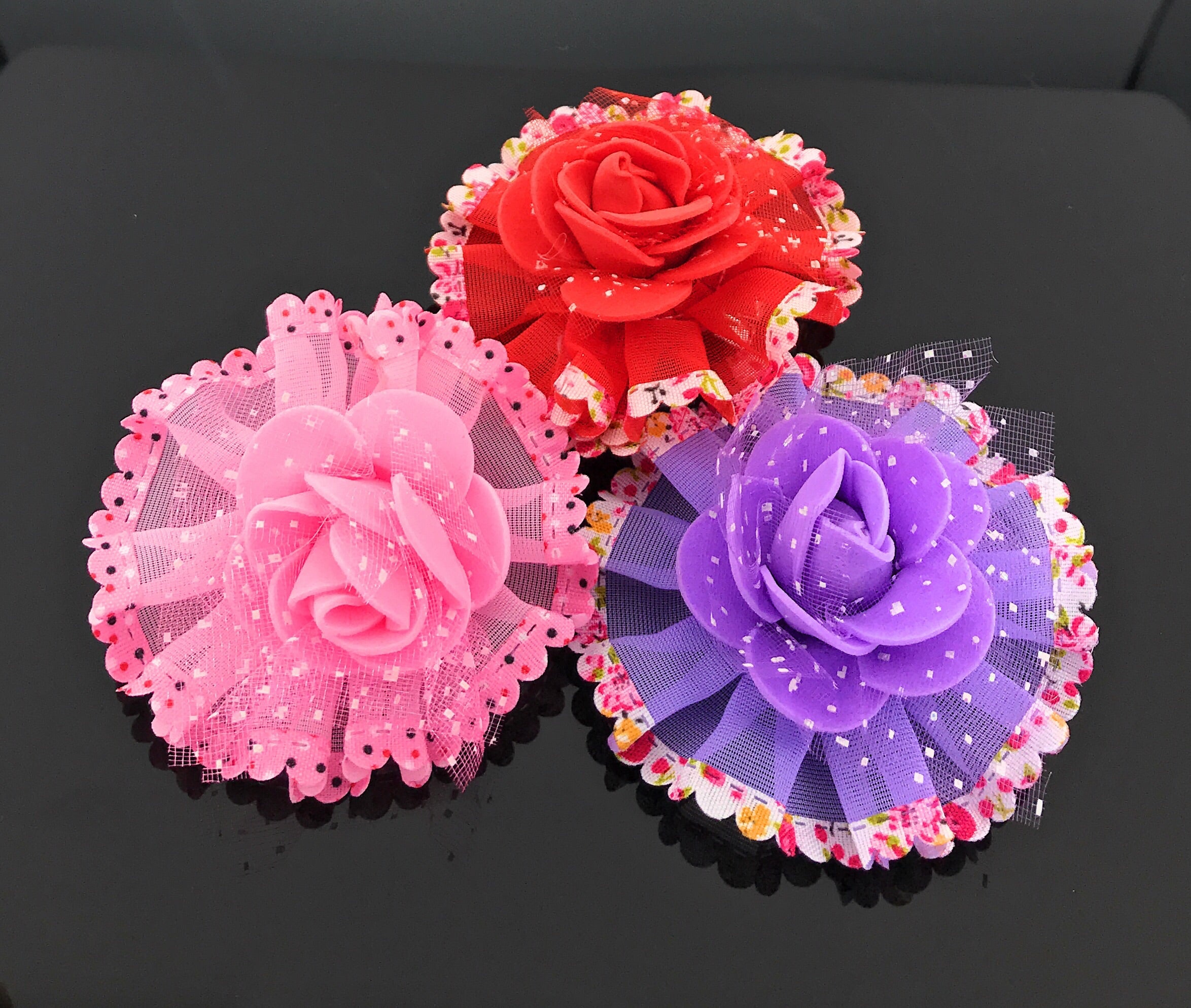 3Pcs Of Baby Girls Hair Clips Band