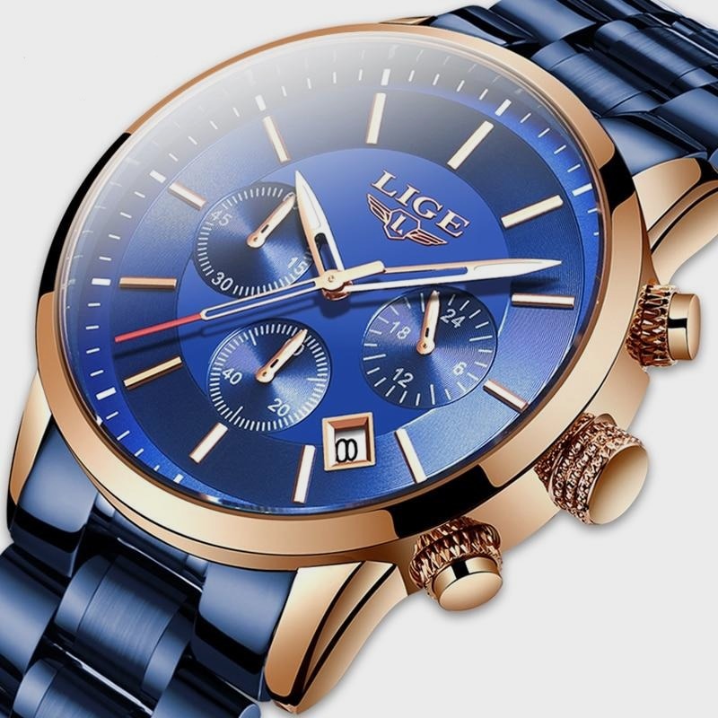 Full Steel Analog Quartz Watch - Shopeasywear